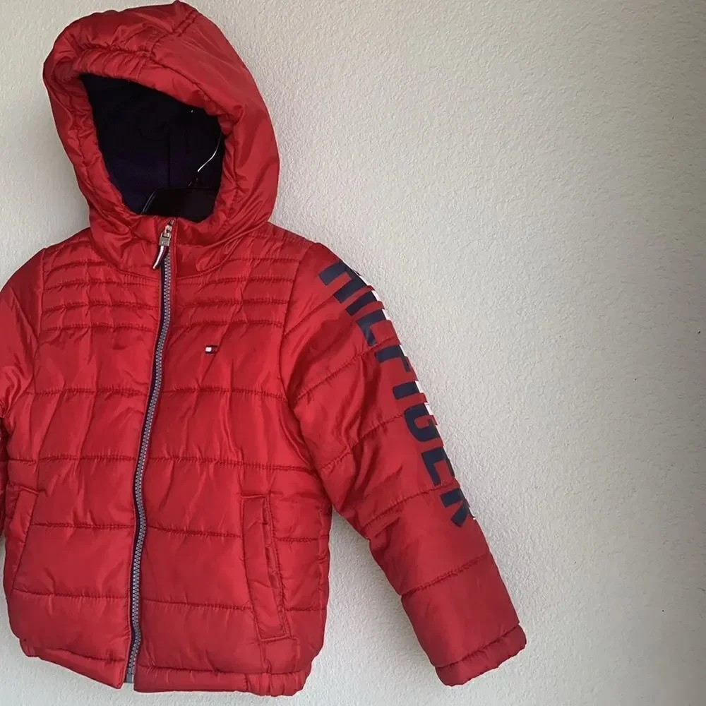 🔥 Take 50% OFF- Tommy Hilfiger Boy’s Winter Jacket, Size-4